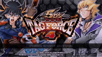 Yu-Gi-Oh! 5D's Tag Force 4 - Screenshot - Game Title Image