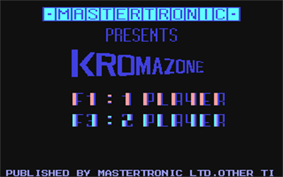 Kromazone - Screenshot - Game Title Image