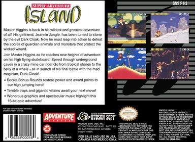 Super Adventure Island - Box - Back Image