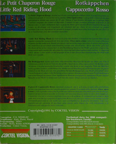 Once Upon a Time: Little Red Riding Hood - Box - Back Image