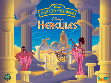 Disney's Hercules Animated Story Book - Screenshot - Game Title Image