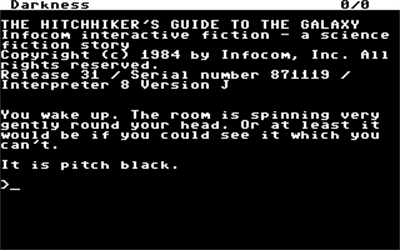 The Hitchhiker's Guide to the Galaxy - Screenshot - Gameplay Image