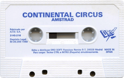Continental Circus - Cart - Front Image