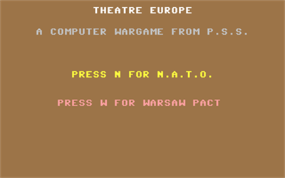 Theatre Europe - Screenshot - Game Title Image