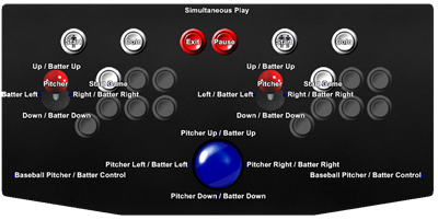Flyball - Arcade - Controls Information Image