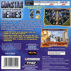 Gunstar Super Heroes - Box - Back Image
