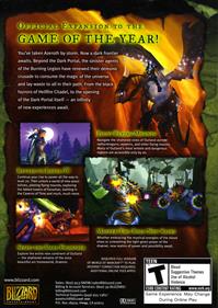 World of Warcraft: The Burning Crusade - Box - Back Image
