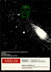 Destroyer (Cidelsa) - Advertisement Flyer - Back Image