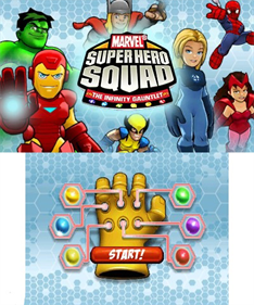 Marvel Super Hero Squad: The Infinity Gauntlet - Screenshot - Game Title Image