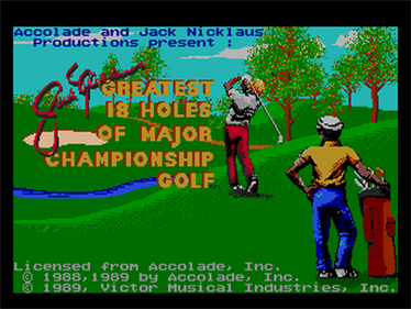 Jack Nicklaus: Turbo Golf - Screenshot - Game Title Image