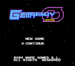 Gemaboy Zero - Screenshot - Game Title Image