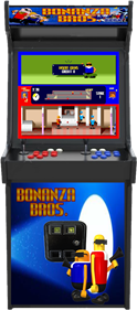 Bonanza Bros. - Arcade - Cabinet Image