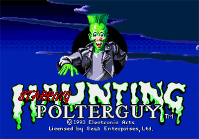 Haunting Starring Polterguy - Screenshot - Game Title Image