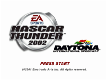 NASCAR Thunder 2002 - Screenshot - Game Title Image