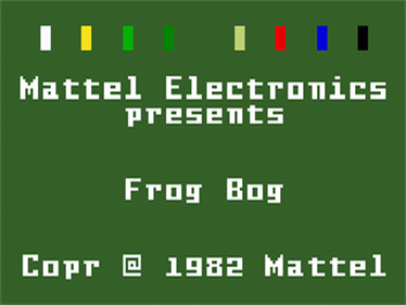 Frog Bog - Screenshot - Game Title Image