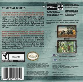 CT Special Forces - Box - Back Image