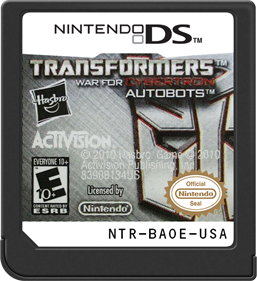 Transformers: War for Cybertron: Autobots - Cart - Front Image