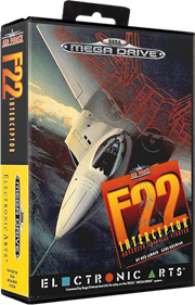 F-22 Interceptor: Advanced Tactical Fighter - Box - 3D Image