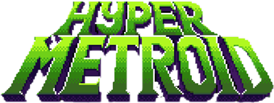 Hyper Metroid - Clear Logo Image