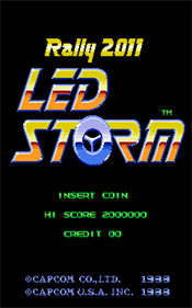 LED Storm Rally 2011 - Screenshot - Game Title