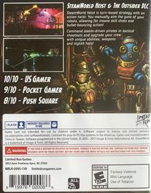 SteamWorld Heist - Box - Back Image