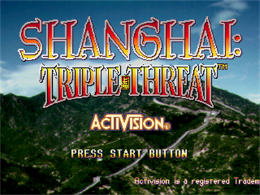 Shanghai: Triple-Threat - Screenshot - Game Title Image
