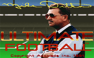 Mike Ditka Ultimate Football - Screenshot - Game Title Image