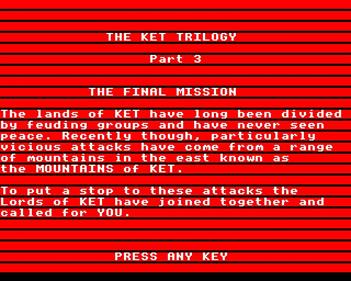 The Ket Trilogy - Screenshot - Game Title Image