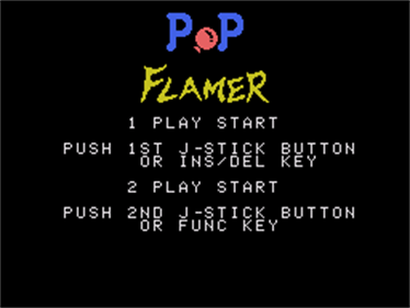 Pop Flamer - Screenshot - Game Title Image
