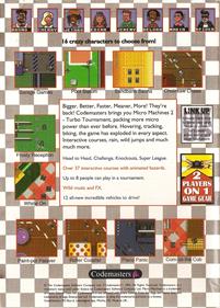 Micro Machines 2: Turbo Tournament - Box - Back Image