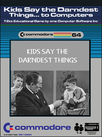 Kids Say the Darndest Things... to Computers - Fanart - Box - Front Image