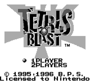 Tetris Blast - Screenshot - Game Title
