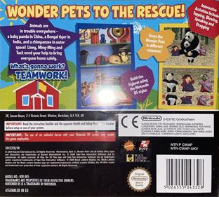Wonder Pets!: Save the Animals! - Box - Back Image