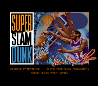 Super Slam Dunk - Screenshot - Game Title Image