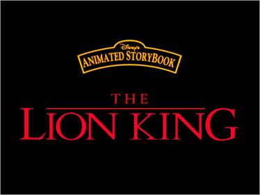 Disney's Animated Storybook: The Lion King - Screenshot - Game Title Image