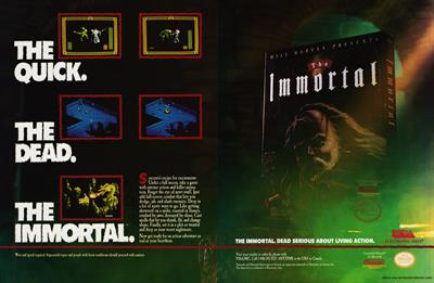 The Immortal - Advertisement Flyer - Front Image