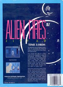 Alien Fires: 2199 AD - Box - Back Image