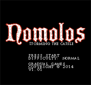 Nomolos: Storming the CATsle - Screenshot - Game Title Image