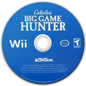 Cabela's Big Game Hunter - Disc Image