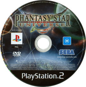 Phantasy Star Universe - Disc Image