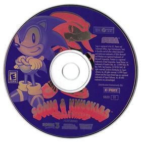 Sonic & Knuckles Collection - Disc Image