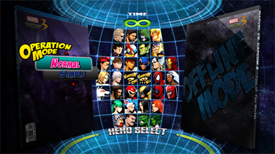 Marvel vs. Capcom 3: Fate of Two Worlds - Screenshot - Game Select Image