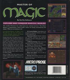 Master of Magic - Box - Back Image