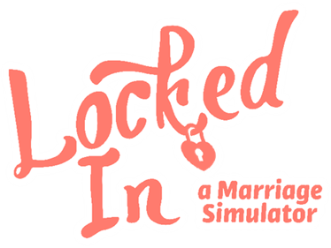 Locked In: A Marriage Simulator - Clear Logo Image