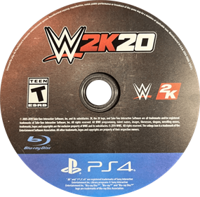 WWE 2K20 - Disc Image