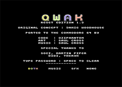 Qwak - Screenshot - Game Title Image