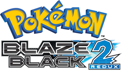 Pokémon Blaze Black 2 Redux - Clear Logo Image