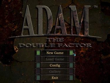ADAM: The Double Factor - Screenshot - Game Title Image