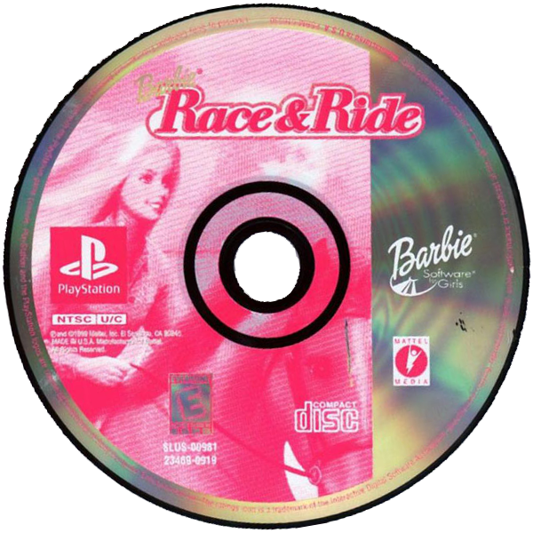 ps1 barbie race and ride