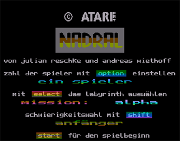 Nadral - Screenshot - Game Title Image